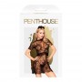 Комплект плаття з баскою, прикрасою та стрінгами Penthouse - Poison Cookie Black L/XL