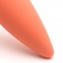 Анальна вібропробка KisToy Orville Orange, діаметр 30мм