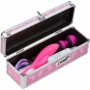Кейс для зберігання секс-іграшок Powerbullet - Lockable Vibrator Case Pink з кодовим замком