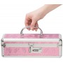 Кейс для зберігання секс-іграшок Powerbullet - Lockable Vibrator Case Pink з кодовим замком