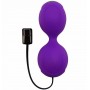 Вагінальні кульки з вібрацією Adrien Lastic Kegel Vibe Purple, діаметр 3,7см