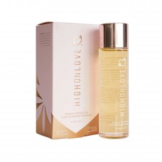 Масажне масло HighOnLove Massage Oil - Decadent White Chocolate (120 мл) з маслом насіння коноплі