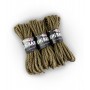 Джутова мотузка для Шибарі Feral Feelings Shibari Rope, 8 м сіра