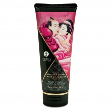 Съедобный массажный крем Shunga Kissable Massage Cream - Raspberry Feeling (200 мл)