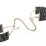 Наручники Bijoux Indiscrets Desir Metallique Handcuffs - Black, металеві, стильні браслети