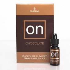 Збудливо краплі для клітора Sensuva - ON Arousal Oil for Her Chocolate (5 мл) зі смаком шоколаду