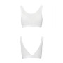 Топ із прозорою вставкою Passion PS002 TOP white, size M