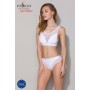 Топ із прозорою вставкою Passion PS002 TOP white, size M