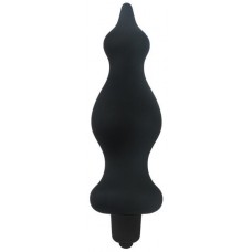 Анальная пробка с вибрацией Adrien Lastic Bullet Amuse Black, макс. диаметр 3,9см