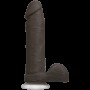 Фалоімітатор Doc Johnson The Realistic Cock 8 inch Black - ULTRASKYN, Vack-U-Lock, діаметр 5,1см