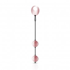 Металеві вагінальні кульки Rosy Gold - Nouveau Kegel Balls, вага 376гр, діаметр 2,8см