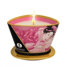 Масажна свічка Shunga Massage Candle - Rose Petals (170 мл) з афродизіаками