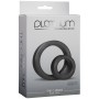 Набір ерекційних кілець Doc Johnson Platinum Premium Silicone - The C-Rings - Charcoal