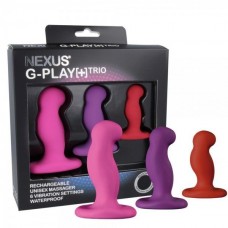 Набір вібромасажерів простати Nexus G-Play Trio Plus, макс діаметр 2,3-3,0-3,5см, для новачків