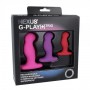 Набір вібромасажерів простати Nexus G-Play Trio Plus, макс діаметр 2,3-3,0-3,5см, для новачків