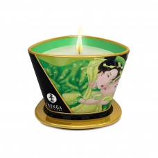 Масажна свічка Shunga Massage Candle - Exotic Green Tea (170 мл) з афродизіаками
