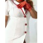 Еротичний костюм медсестри 'Виконавча Луїза' XL халатик, шапочка, рукавички, маска