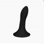 Ділдо з присоскою Adrien Lastic Hitsens 5 Black, відмінно для страпону, діаметр 2,4см, довжина 13см