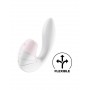 Вакуумний вібратор Satisfyer Supernova White, 2 положення ствола