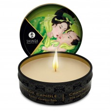 Масажна свічка Shunga Mini Massage Candle - Exotic Green Tea (30 мл) з афродизіаками
