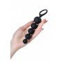 Набір анальних намиста Satisfyer Beads Black, силікон, макс. діаметр 3,3см і 3,5см