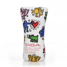 Мастурбатор Tenga Keith Haring Soft Tube Cup (м'яка подушечка), що здавлюється