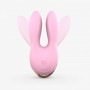 Вібратор-кролик Love To Love Hear Me Rose з двома моторчиками та різнокольоровим LED-підсвічуванням