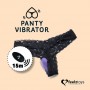 Вібратор у трусики FeelzToys Panty Vibrator Black з пультом ДК, 6 режимів роботи, сумочка-чохол