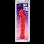 Фалоімітатор Doc Johnson Jelly Jewels Dong & Suction Cup Red, діаметр 3,6см, антибактеріальний ПВХ