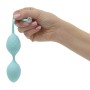 Розкішні вагінальні кульки PILLOW TALK - Frisky Teal з кристалом, діаметр 3,2см, вага 49-75гр