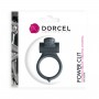 Ерекційне кільце Dorcel Power Clit Black V2 з вібрацією, з язичком зі щіточкою