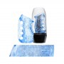 Мастурбатор Fleshlight Fleshskins Grip Blue Ice, надійна фіксація на руці, відмінно для пар та мінету