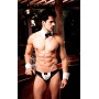 Чоловічий еротичний костюм офіціанта 'Послужливий Майк' S/M: сліпи, манжети, метелик