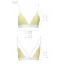 Спортивний топ із подвійними бретелями Passion PS007 TOP yellow, size M