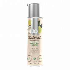 Масажне масло System JO - Naturals Massage Oil - Coconut & Lime (120 мл)