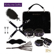 Подарунковий набір для BDSM RIANNE S - Kinky Me Softly Black: 8 предметів для задоволення
