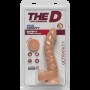 Фалоімітатор Doc Johnson The D - Ragin D - 7,5 Inch With Balls - ULTRASKYN, діаметр 3,8 см