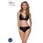 Трусики з широкою гумкою та мереживом Passion PS001 PANTIES black, size M