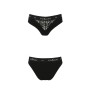 Трусики з широкою гумкою та мереживом Passion PS001 PANTIES black, size M